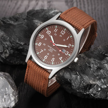 Orologio militare in tessuto