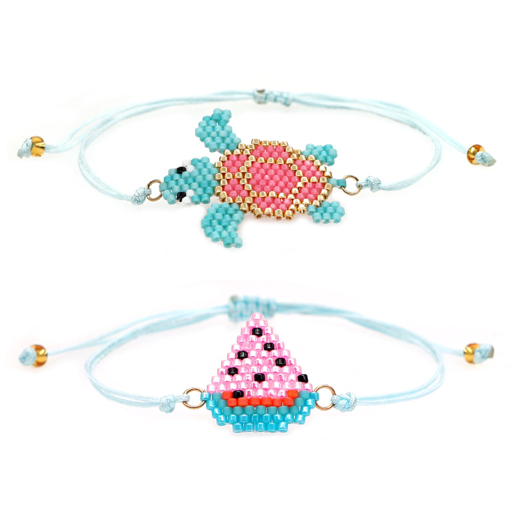 Bracciale tartaruga tessuto