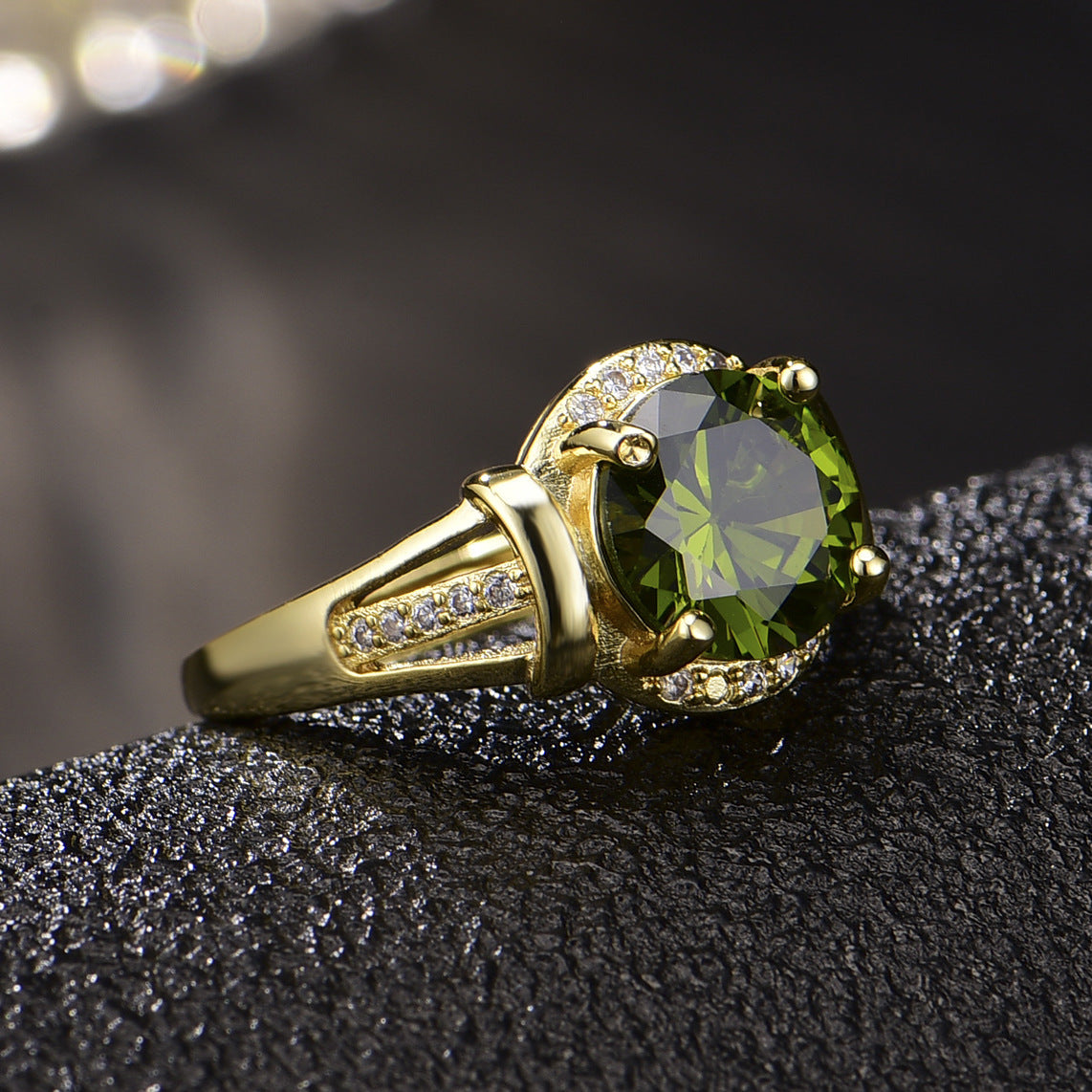Anello Verde Oliva