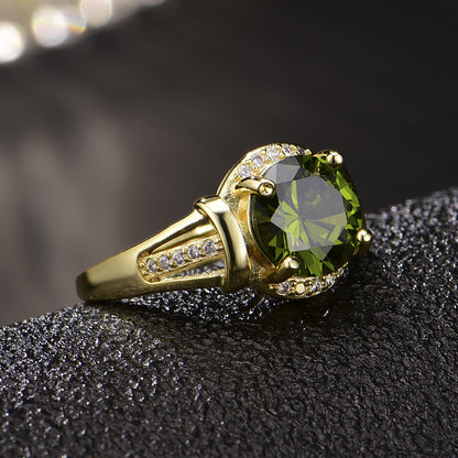 Anello Verde Oliva