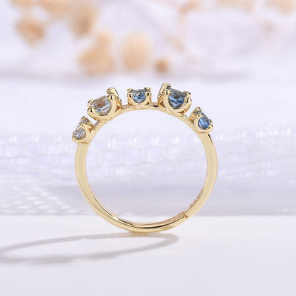 Anello topazio sfumato