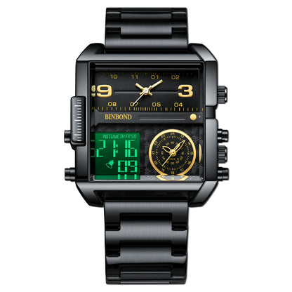 Orologio uomo sportivo multifunzione al quarzo