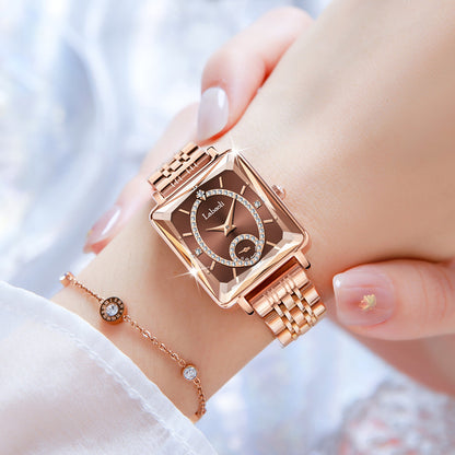 Orologio donna quadrato lusso