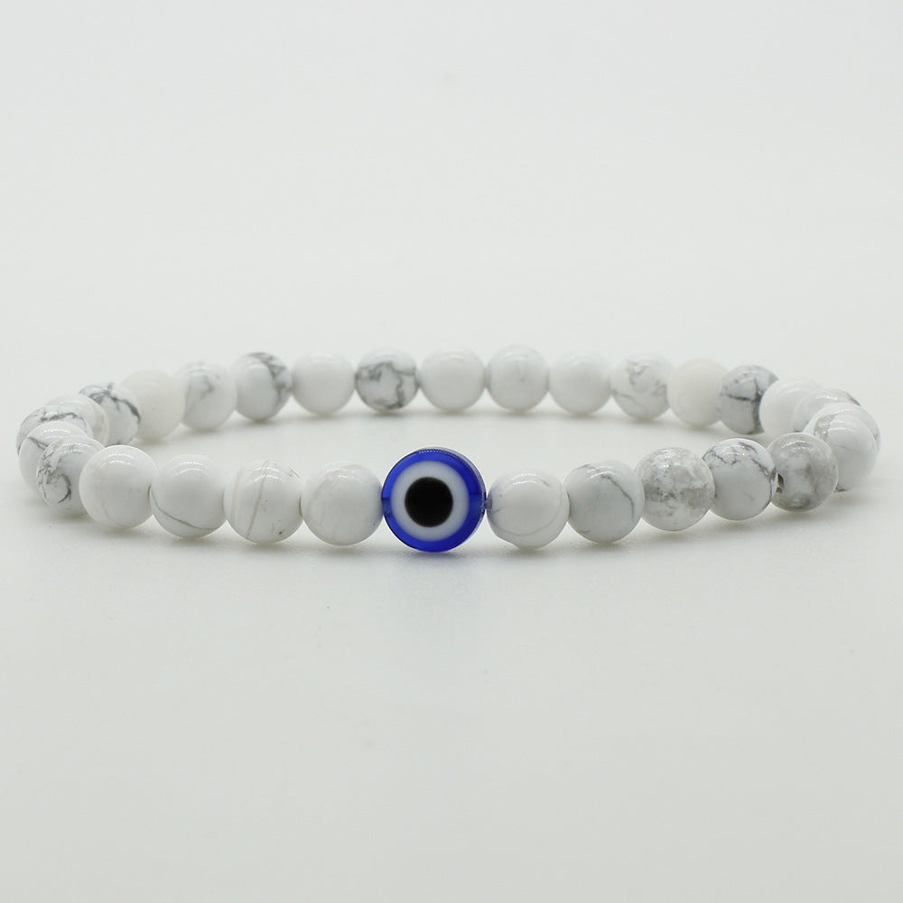 Bracciale pietra vulcanica a perline
