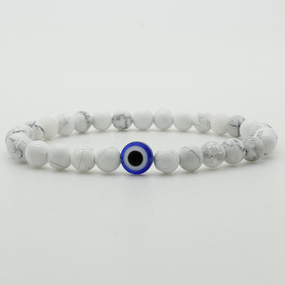 Bracciale pietra vulcanica a perline