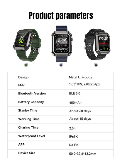 Smartwatch sportivo con cardiofrequenzimetro e pressione