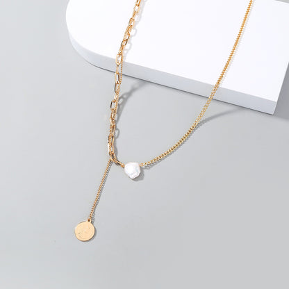Collana perle barocco multistrato