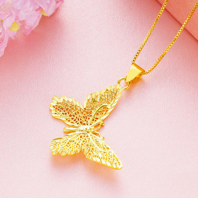 Collana farfalla argento a catena e ciondolo