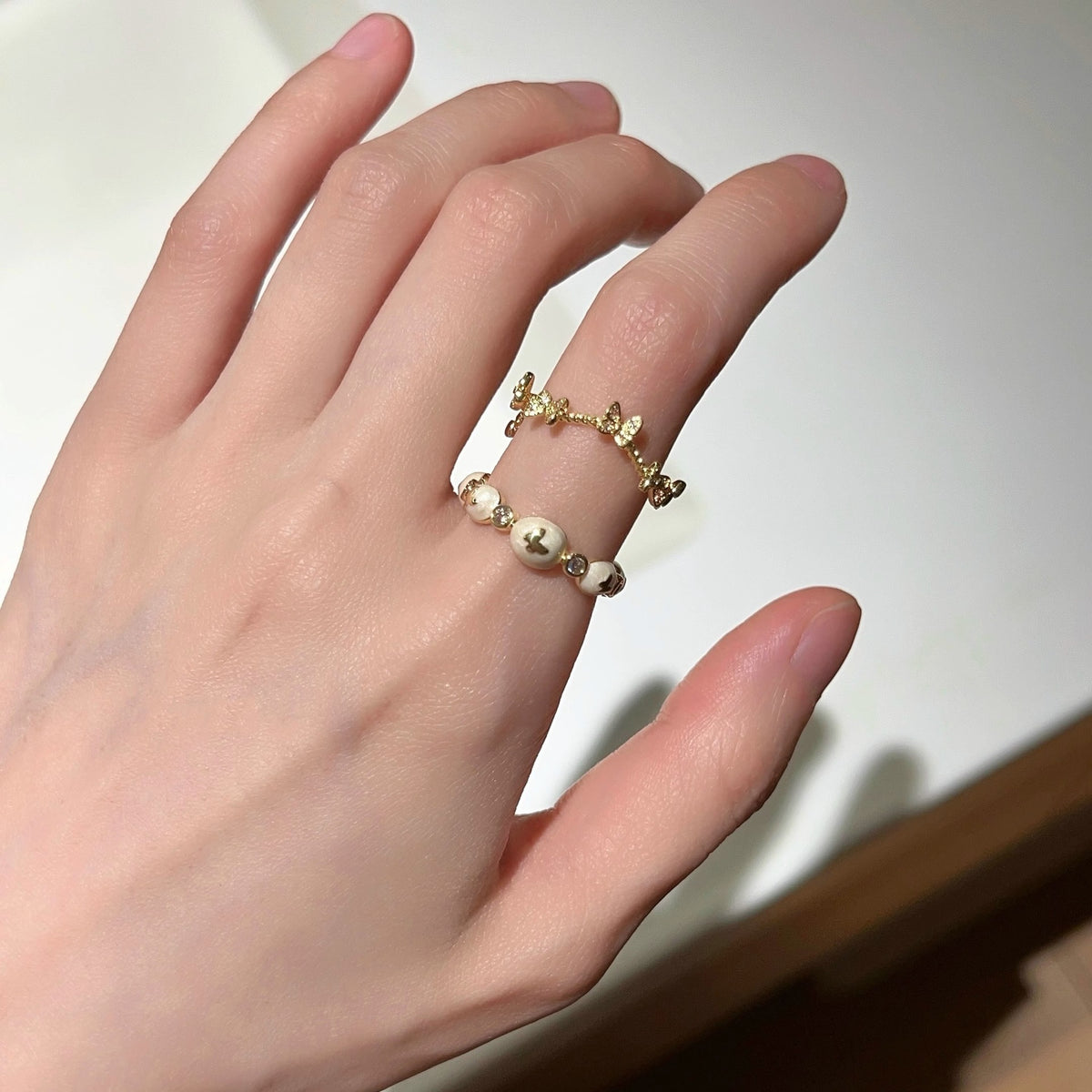 Anello farfalla stile coreano