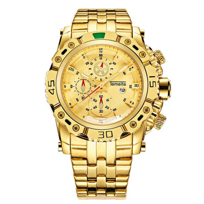 Orologio acciaio impermeabile quarzo con cinturino