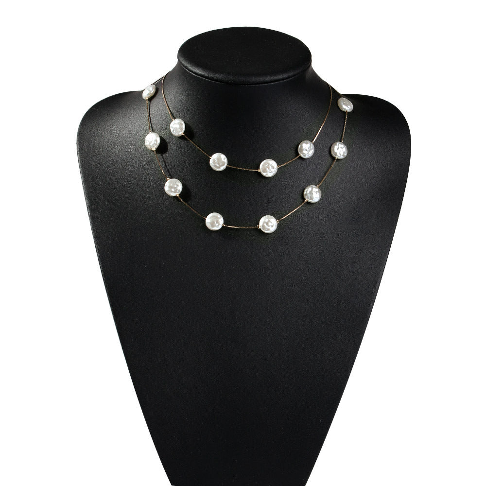 Collana perle doppia