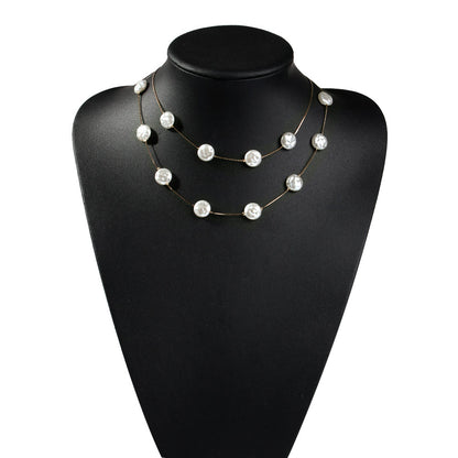 Collana perle doppia