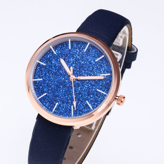 Orologio donna cielo stellato oro rosa strass