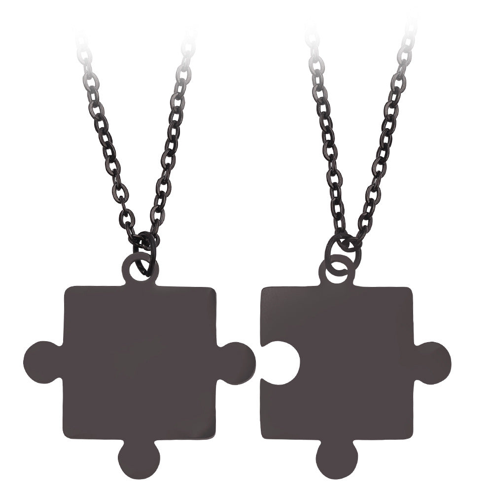Collana puzzle geometrica