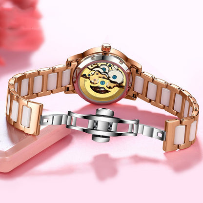 Orologio donna traforato automatico