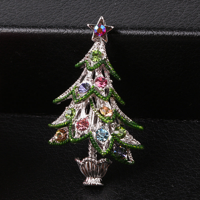 Spilla Albero Natale Retrò