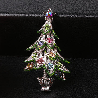 Spilla Albero Natale Retrò