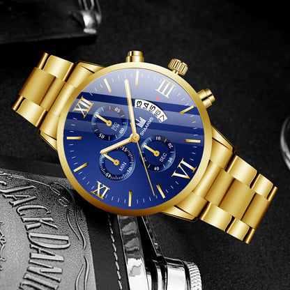 Orologio uomo acciaio business
