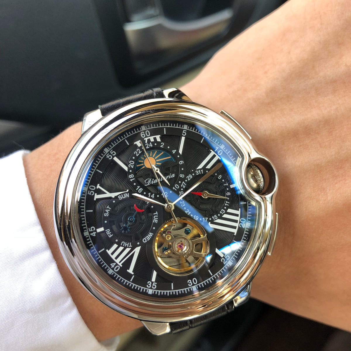 Orologio cavo automatico da uomo