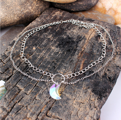 Collana luna di cristallo