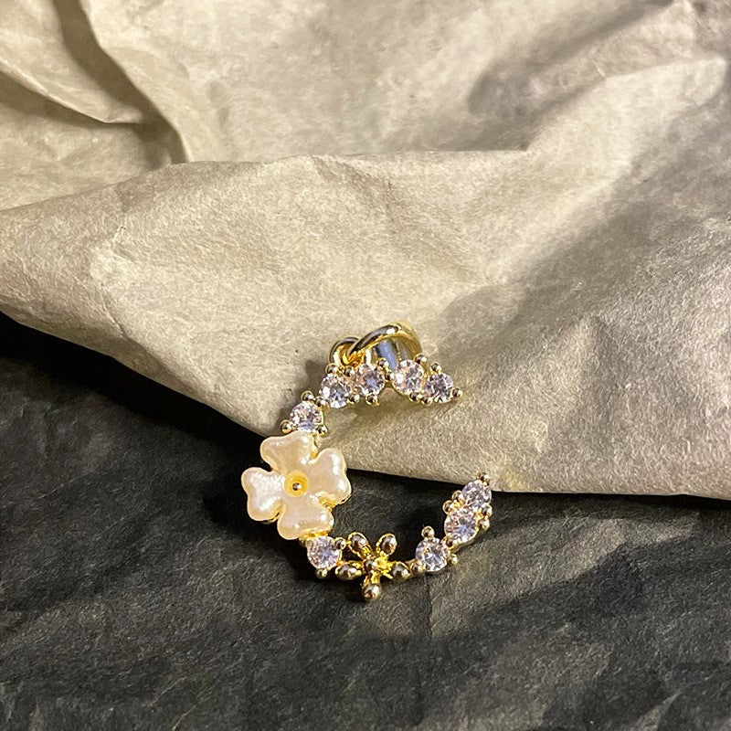 Collana in acciaio e zirconio