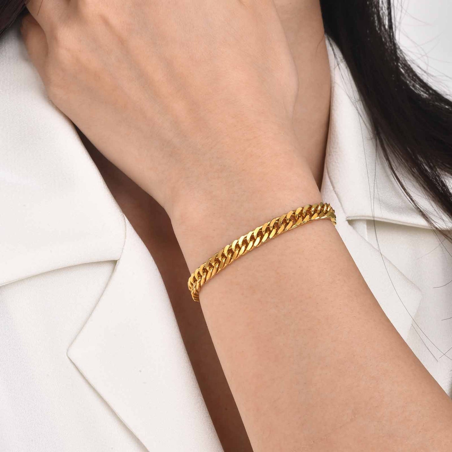 Collana catena doppia