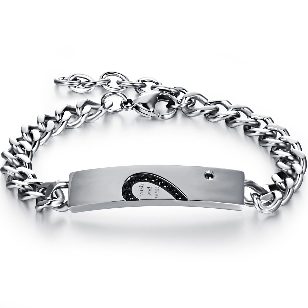 Bracciale coppia titanio