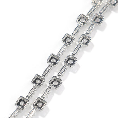 Set collana e orecchini rame zircone