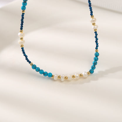 Bracciale turchese perle