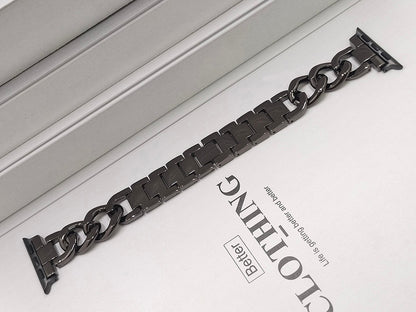 Cinturino orologio denim catena