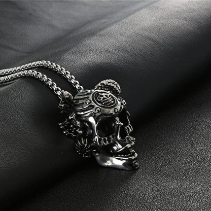 Pendente corona teschio