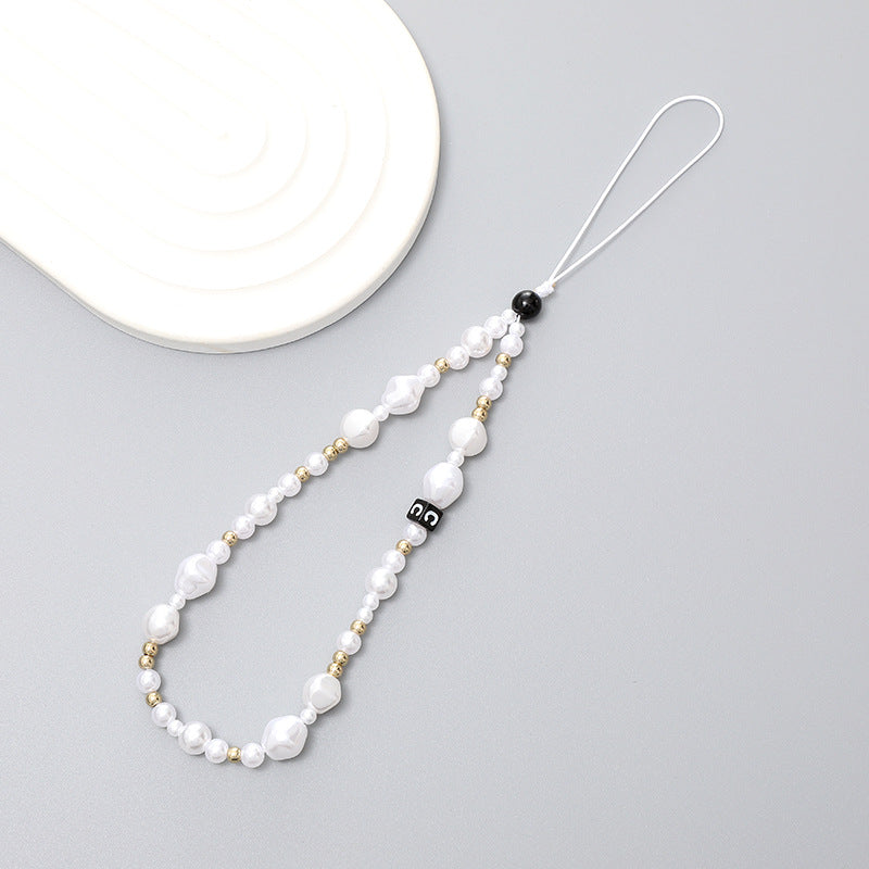 Charm cellulare con perla