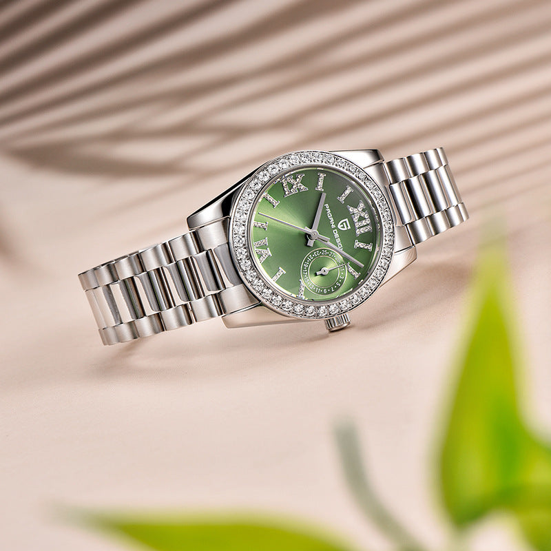 Orologio da donna in acciaio impermeabile