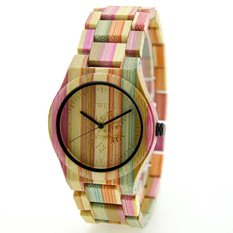Orologio legno bambù