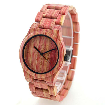 Orologio legno bambù