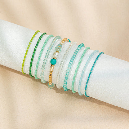Bracciali boho con perline