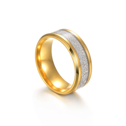 Anello titanio da uomo opaco