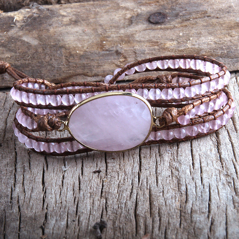 Bracciale Intrecciato Pietra Naturale