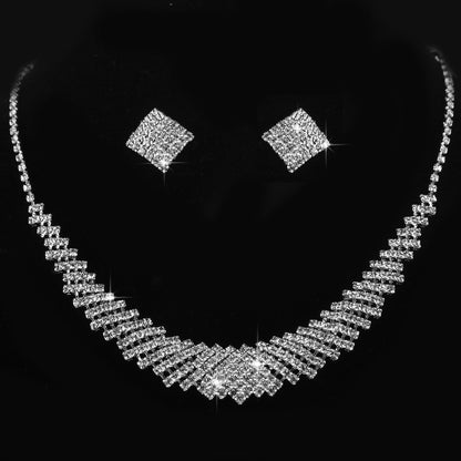 Collana strass scintillante