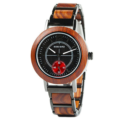 Orologio in legno coppia