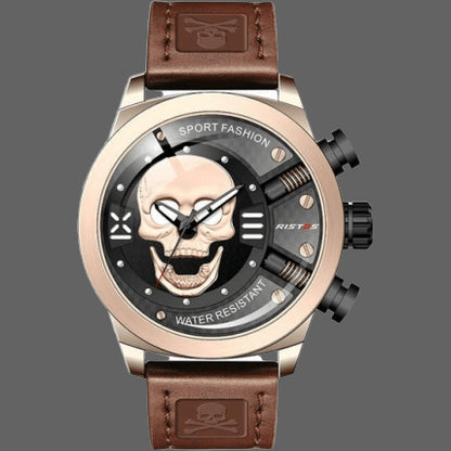 Orologio teschio rotondo