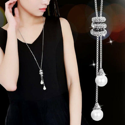 Collana di perle doppia