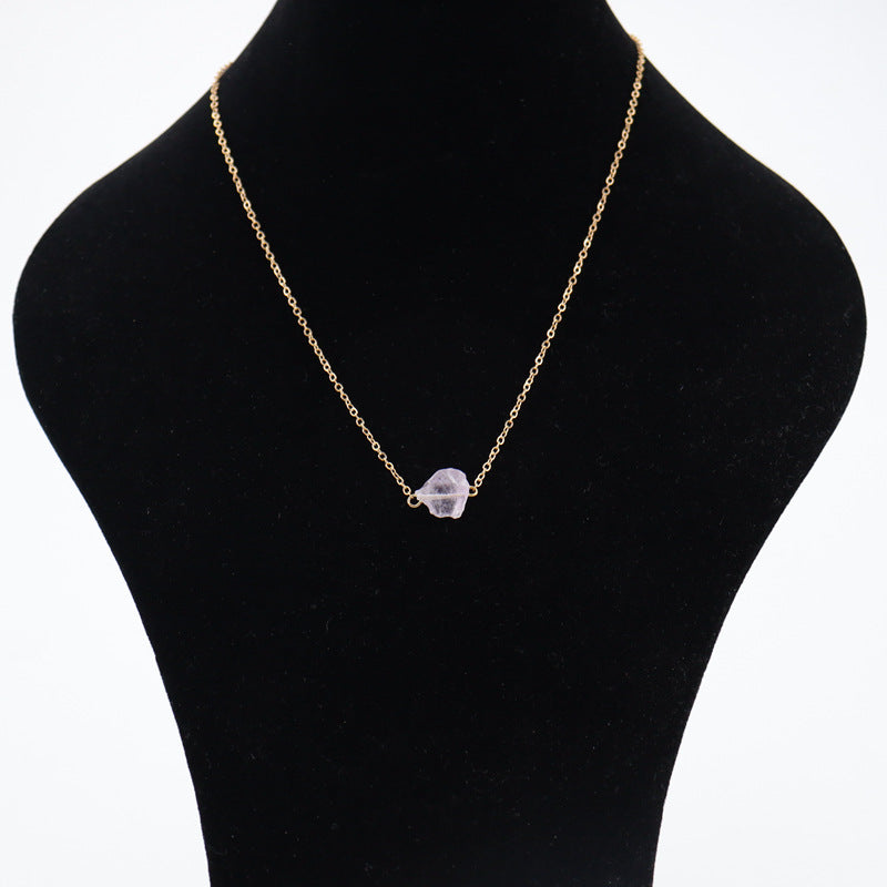 Collana pietra naturale cristallo