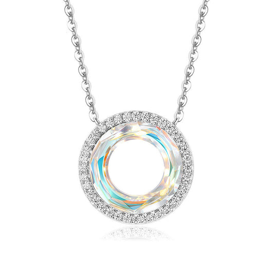 Collana geometrica argento