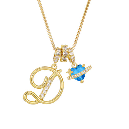 Collana lettere alfabeto da bambina