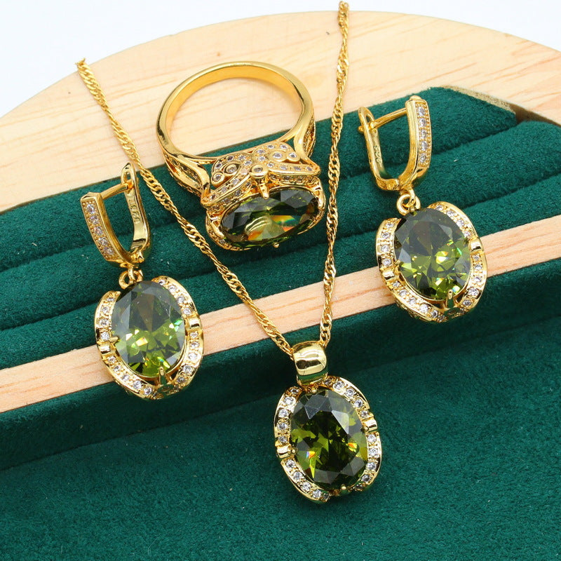 Set gioielli donna con strass