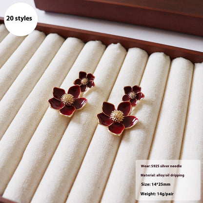 Orecchini pendenti argento sterling stile retro