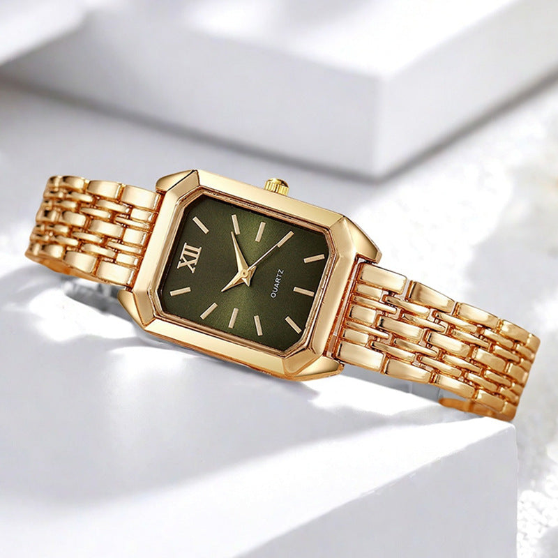 Orologio quadrato al quarzo da donna