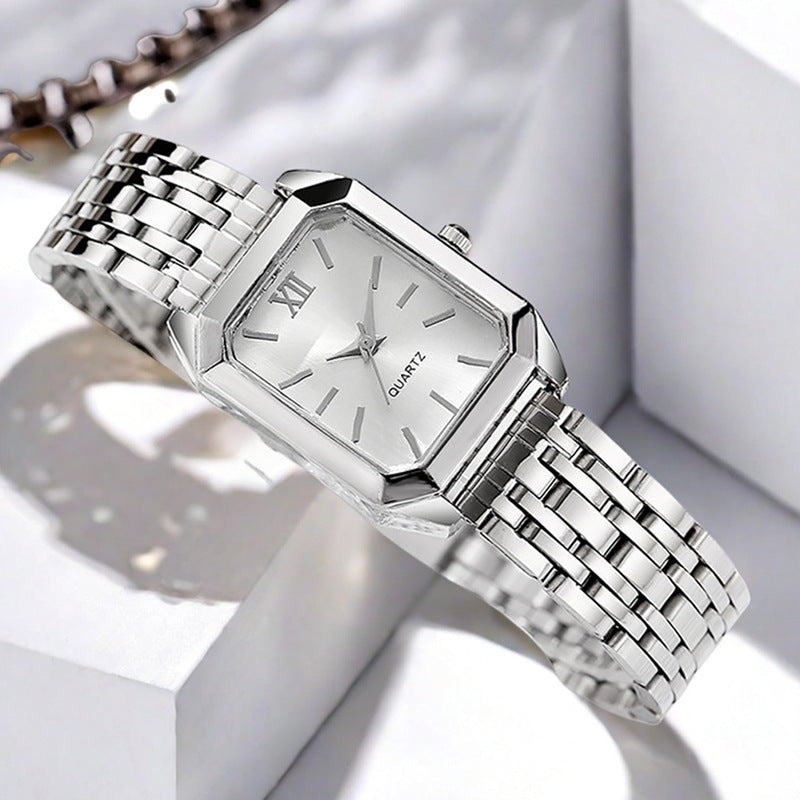 Orologio quadrato al quarzo da donna