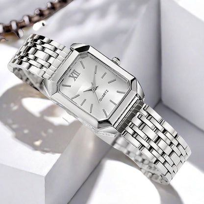 Orologio quadrato al quarzo da donna